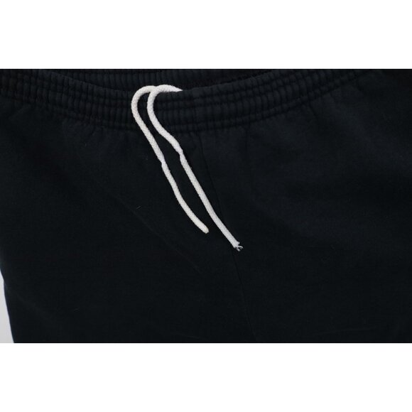 Vintage 90s Streetwear Mens Large Distressed Blank Sweatpants Joggers Black USA - Picture 6 of 16